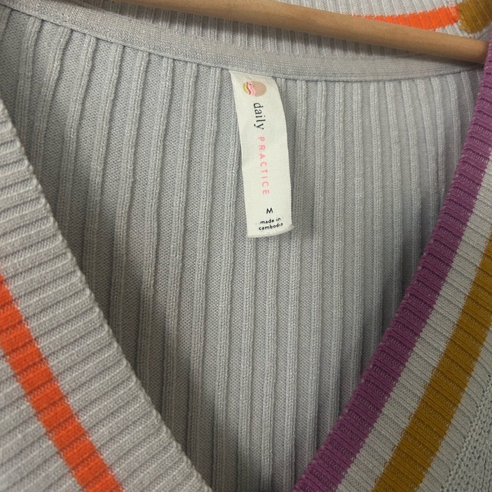 Daily Practice striped sleeve sweater dress size M - Picture 4 of 6